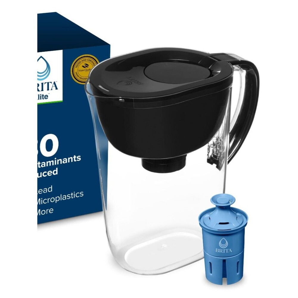 Brita Everyday Elite Water Filter Pitcher, Removes 99% of Lead,10 CUP